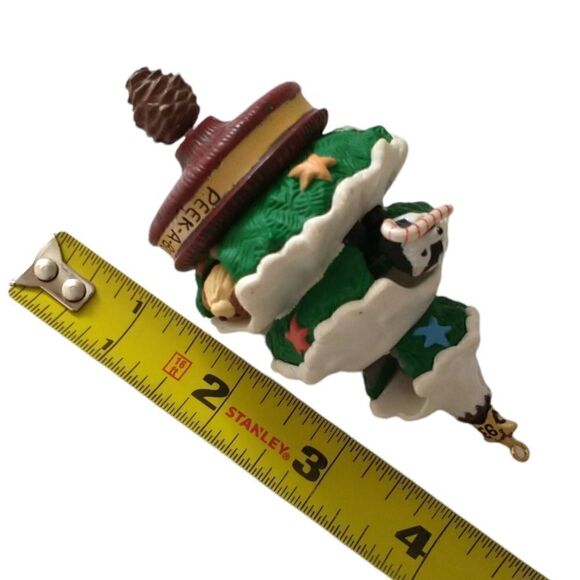 Hallmark KEN CROW Ornament Peek A Boo Christmas Vtg 1993 Keepsake Bear Owl Fox. - Picture 2 of 16